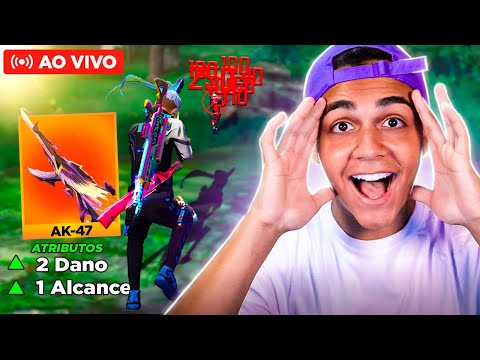 💙 FREITAS AO VIVO 💙 NOVA AK LENDÁRIA 💙 FREE FIRE MOBILE 💙