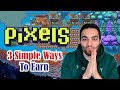 Pixels game uncover 3 free ways to earn passive income  altyazili