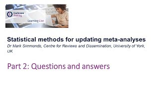 Celebrity Statistical methods for updating meta-analyses: Q&A Profile