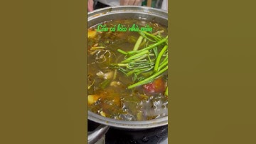 Lẩu cá kèo nhà nấu thơm ngon #shorts