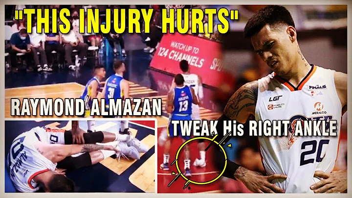 "THIS INJURY HURTS" RAYMOND ALMAZAN TWEAKED His RIGHT ANKLE and MAGNOLIA'S SHOWS SPORTSMANSHIP