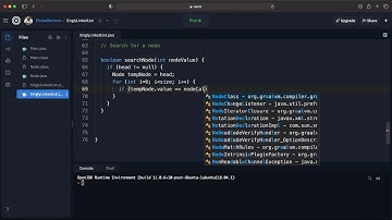 Search for A Node in Linked List using Java