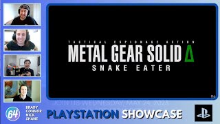 METAL GEAR SOLID 3 SNAKE EATER REACTION - PlayStation Showcase 2023