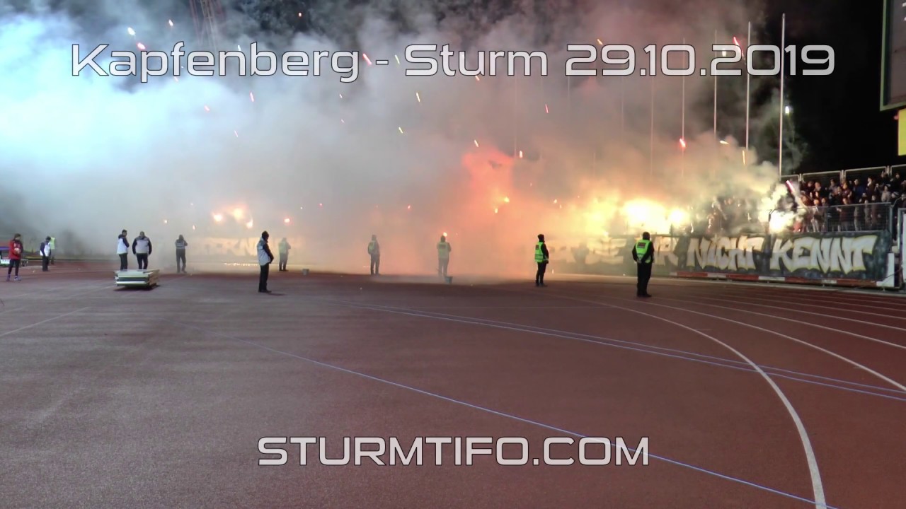 Ultras Sturm Graz in Kapfenberg  mit Pyro und Raketen | (0:2)  ÖFB-Cup Achtelfinale 2019