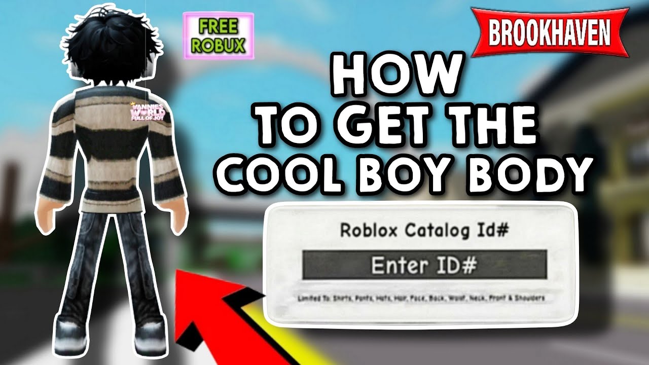Code headless and korblox #roblox #brookhaven in 2023