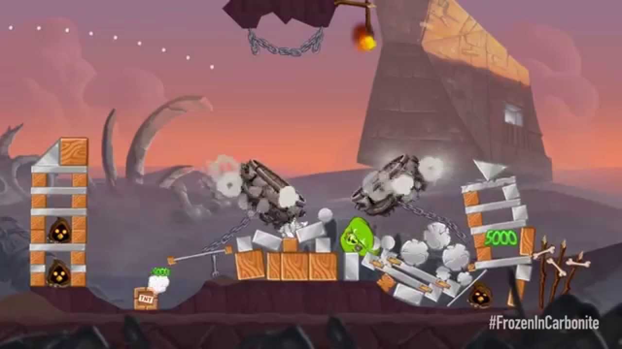 Angry Birds Star Wars II - Carbonite Pack Trailer rebels logo