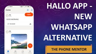 HowTo Use HalloApp On Android Mobile Phone - New WhatsApp Alternative Chat App screenshot 1