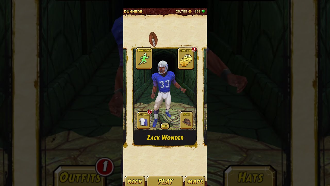 New Character In Temple Run 2 - ZACK WONDER