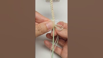 How to Tie the Knot | Easy Macrame & Bracelet Tutorial  #shortstutorial #diy #macrame #knotting