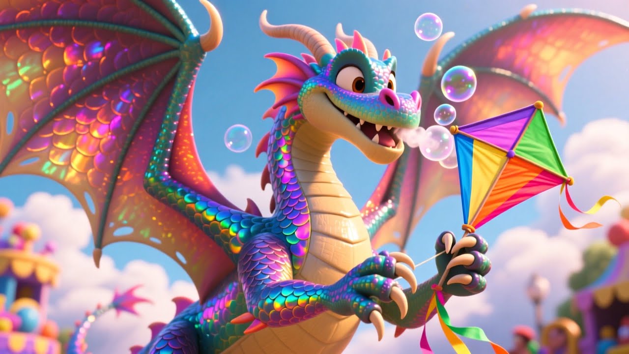 Dragon Flies Above the Mall | Nursery Rhymes for Kids | Baby Songs and Fun Adventure Videos