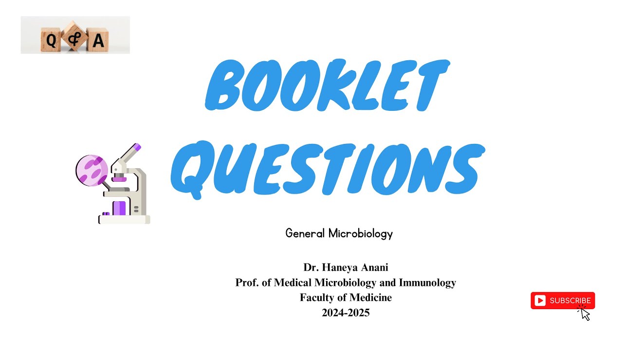 Booklet questions of basic microbiology - YouTube