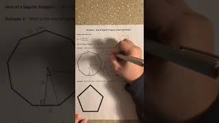 Ch.10-5 Area of Regular Polygons Using Trig