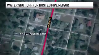 Water line break near Relihan Funeral Home temporarily shuts off service in Atkinson County
