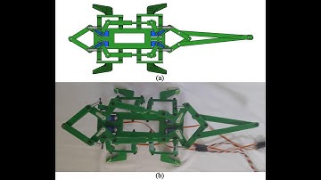 Robotic Lizard using Four-Bar and Five-Bar Mechanisms