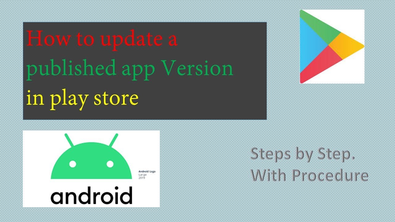 How to update a published app Version in play store in Hindi - YouTube