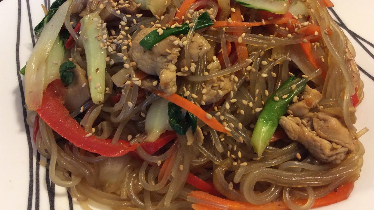 HOW TO COOK KOREAN NOODLES,JAPCHAE YouTube