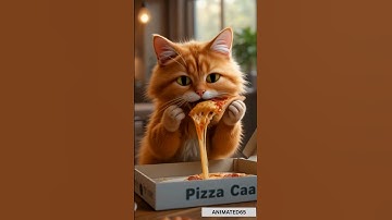 This Cat Eating Pizza is the Funniest Thing You