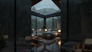 Bed plus rain sounds equal relaxing sleep. #rain #sleepmusic