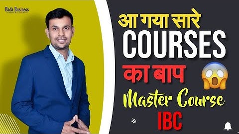 क्या है Dr. Vivek Bindra Sir के सारे Courses बाप | Master Course IBC | Bada Business | Ritesh Khodre