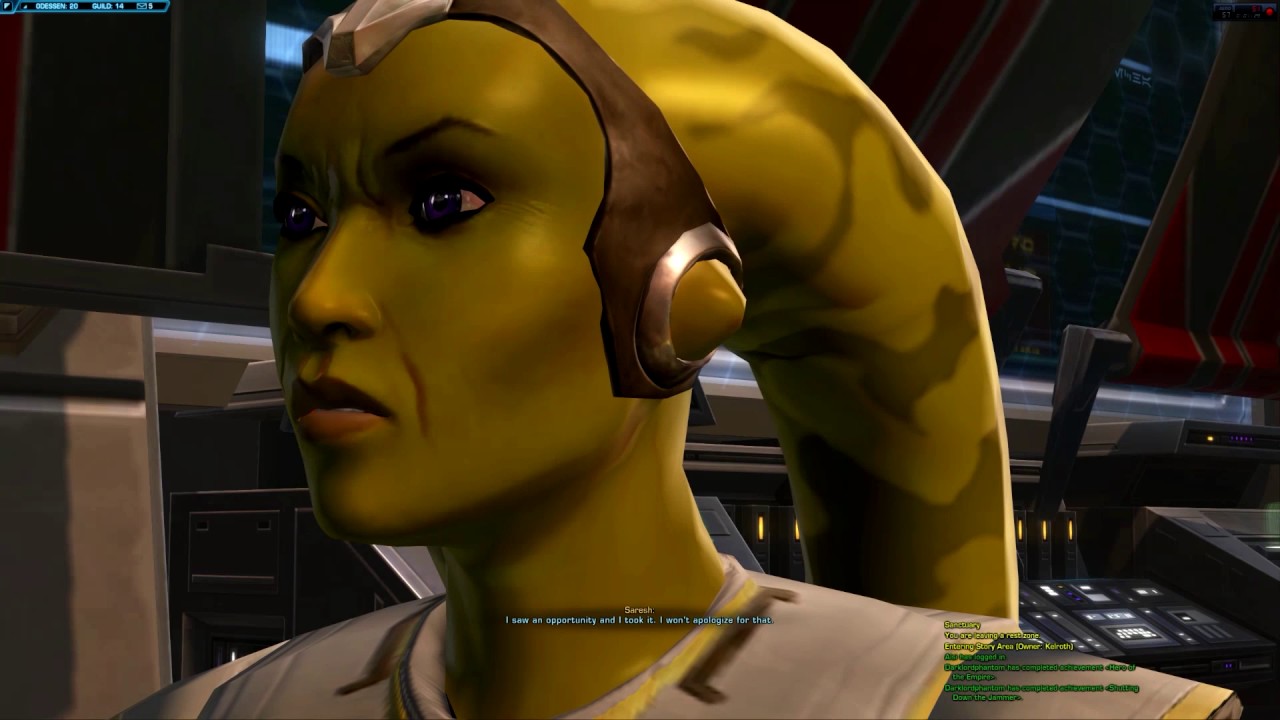 Knights of the Eternal Throne │Killing Saresh │Dark Side Choice