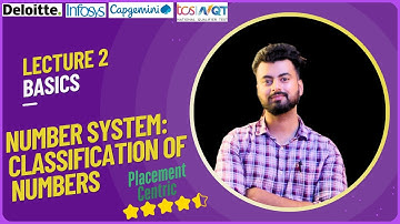 Lec: 2▪︎ Number System| Classification of Numbers | Prime & Composite No. | Quantitative Aptitude