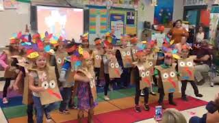 Owen turkey dance- Kindergarten