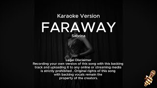 Sabrina - Faraway (Karaoke Version)