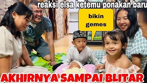 AKHIRNYA SAMPAI RUMAH BLITAR DAN REAKSI ELSA LIHAT PONAKAN BARU 🥰