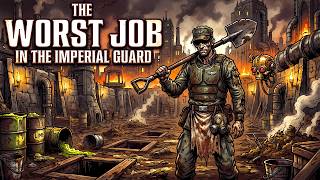 The Brutal Life of a Guard Latrine Detail Soldier in Warhammer 40K