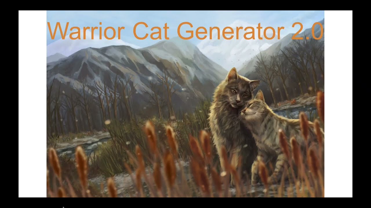 Warrior Cat Generator OTA 1, 2/4 open