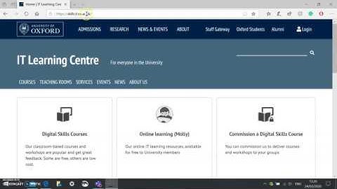 How to access Linkedin Learning through the University of Oxford