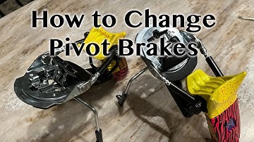 How to replace brakes on look pivot ski bindings.