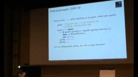 WGP @ ICFP 2012.  José Pedro Magalhães:  The right kind of generic programming.