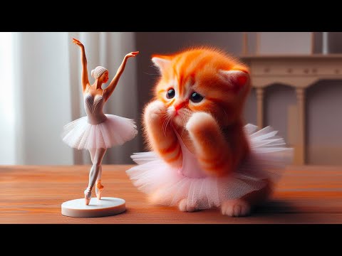 The bullied Sad Kitten who loved dancing becomes a star 😿😻#cat (keep your dreams alive)