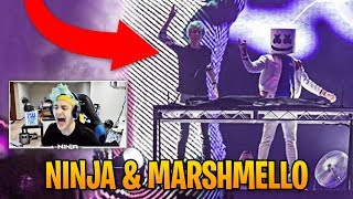 Ninja reacts and gives his thoughts on marshmello inviting him stage
with him, all because is a fortnite god. this video also showcases
some of the ...