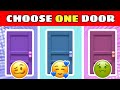 CHOOSE ONE DOOR 🚪 CHOOSE THE RIGHT DOOR 🚪🤔🤩