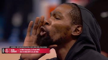 Kevin Durant booing the OKC crowd as they boo him on Opening Night 😂