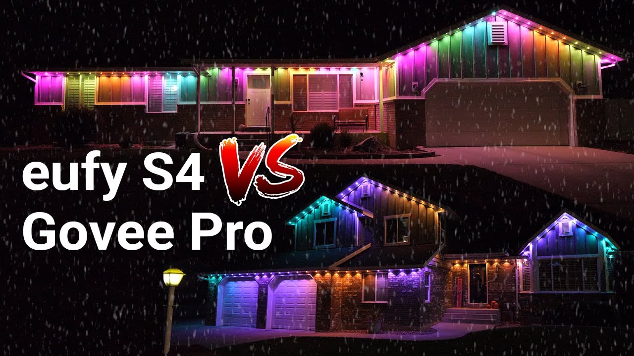 Comparing the eufy Permanent Outdoor Lights S4 to the Govee Pro Lights