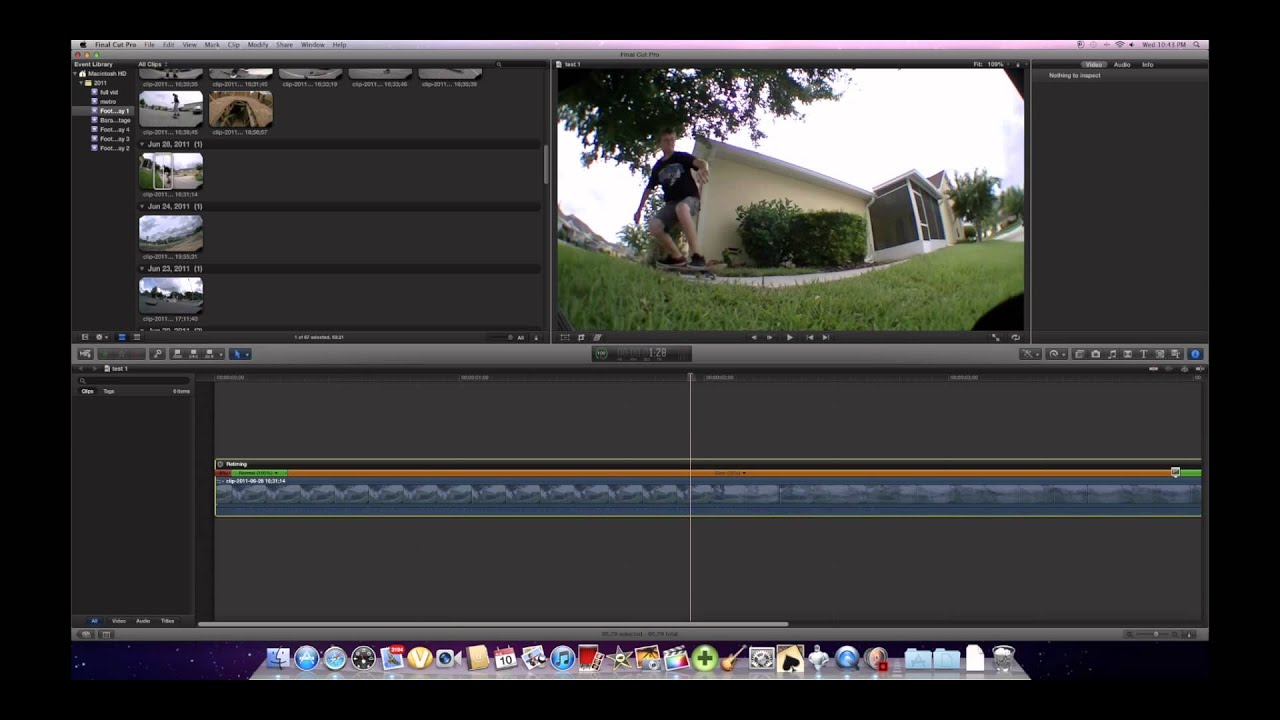 How to do Ramped Slow Mo on Final Cut Pro X - YouTube