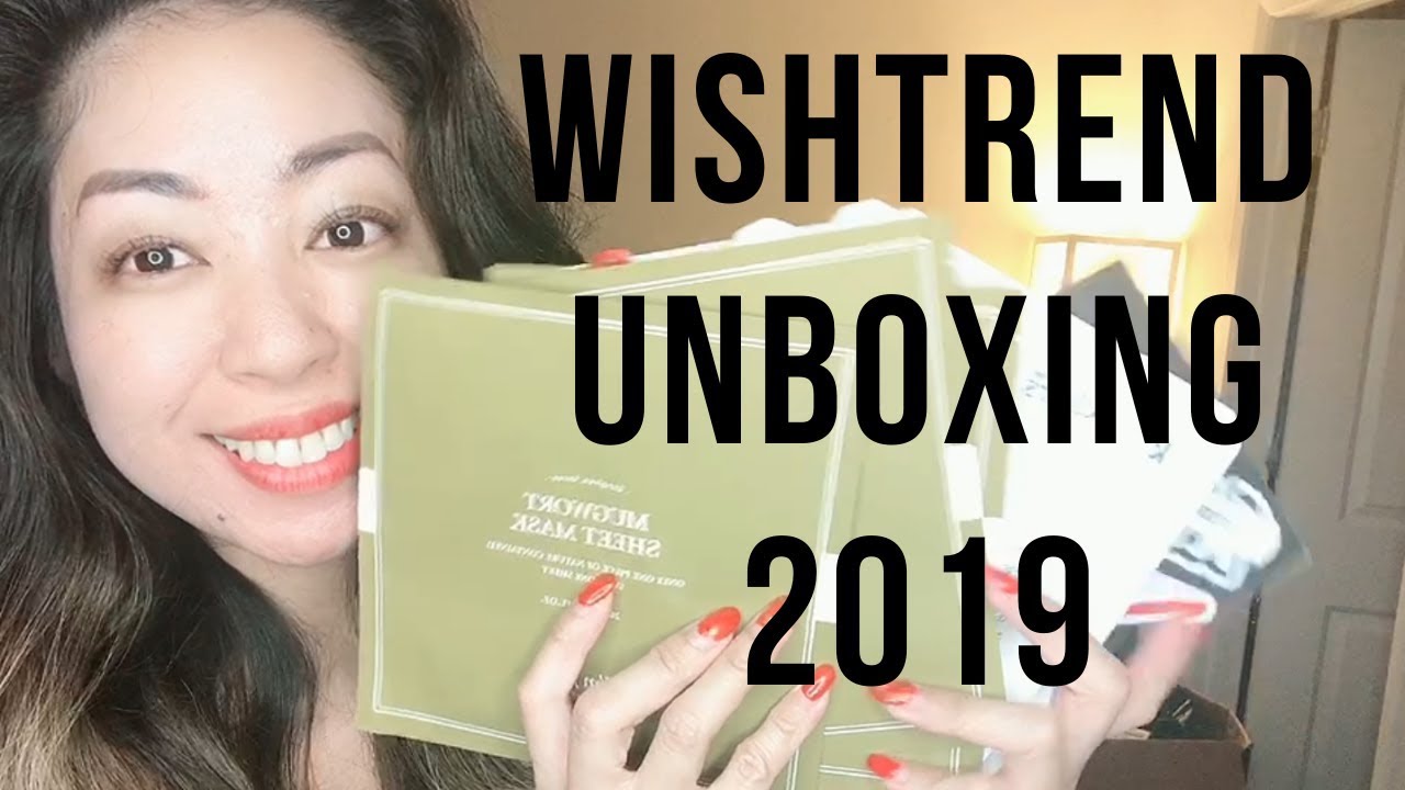 Wishtrend Unboxing Oct 2019