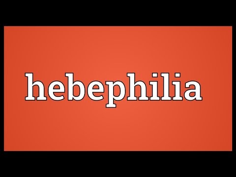 Hebephilia Meaning