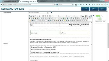 Eicra Script - How to Manage Invoice Templates