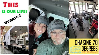 Life in our Brinkley G3500 and our time at Dinosaur Valley RV Park