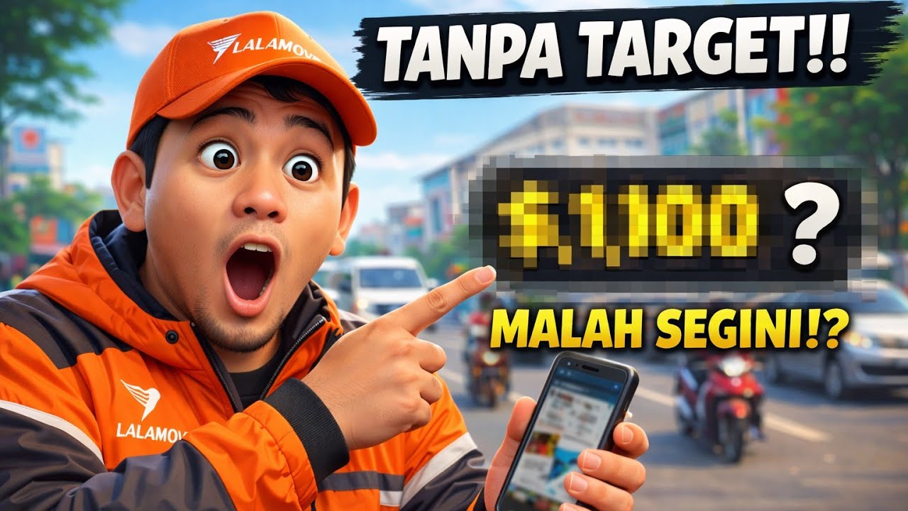 Minggu Tanpa Target… Eh Malah Dapet Segini!? #lalamove #motovlog #ojol 