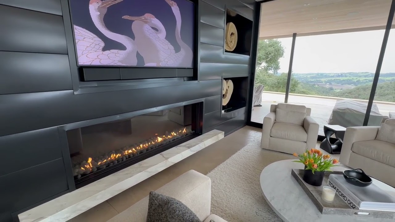 Flare-FF-80-H front facing modern fireplace