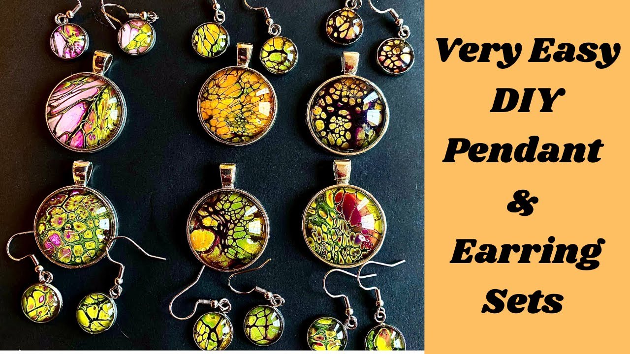 (104) How To Make Jewelry From Acrylic Paint Skins + **A Giveaway