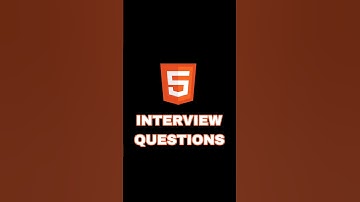 HTML Interview questions #trending#viral#shortsvideo#html#question#interview