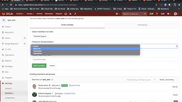 Configuring Permissions in GitLab