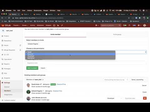 Configuring Permissions in GitLab