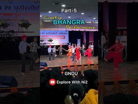 Beautiful Bhangra 😍 Dance 🔥👌🏻❤️ #gnduamritsar #bhangra #jashan #gidha #dance #viral #shorts